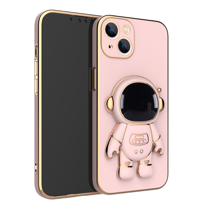 3D Astronaut Phone Case Anti-Drop Electroplating Bracket NEW FASHION TECH